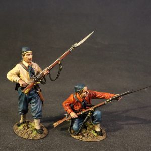 2 New York Zouaves FIRING AND LOADING