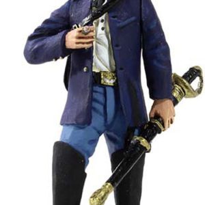 Federal Captain of Infantry Wearing Sack Coat with Cigar