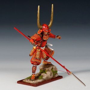 Ii Naotaka Wielding Naginata