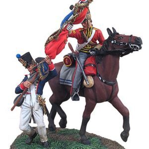 Capture of the French 105th Ligne Eagle - British 1st Royal Dragoon Corporal and French Eagle Bearer