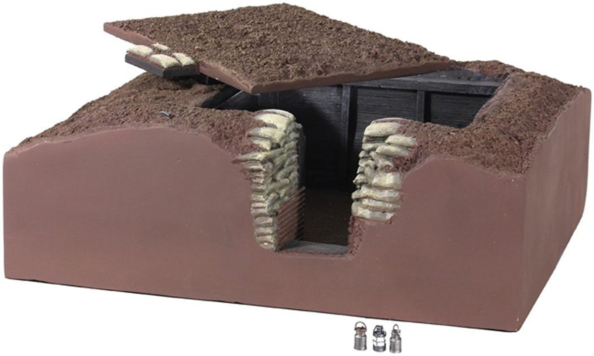 WWI British Trench Section No.3, Regimental Aid Post