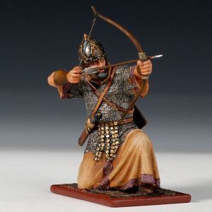 Auxiliary Archer in Crouch, Firing Bow