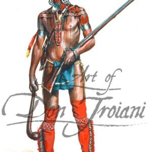 Shawnee Indian Warrior, 1750-80