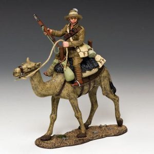 Aye Ready with regulation army-issued camel blankets