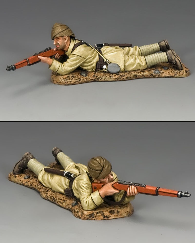 Lying Prone Turkish Rifleman