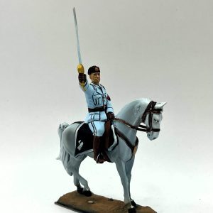 MUSSOLINI A CAVALLO CON SPADA