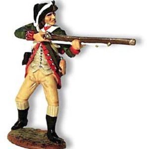 Fante della Marina Continentale in piedi che spara