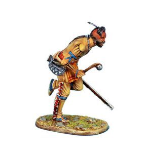 Woodland Indian Running with Malice and Musket