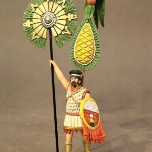 Aztec General With Banner
