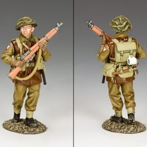 Advancing Infantryman With his Lee Enfield rifle