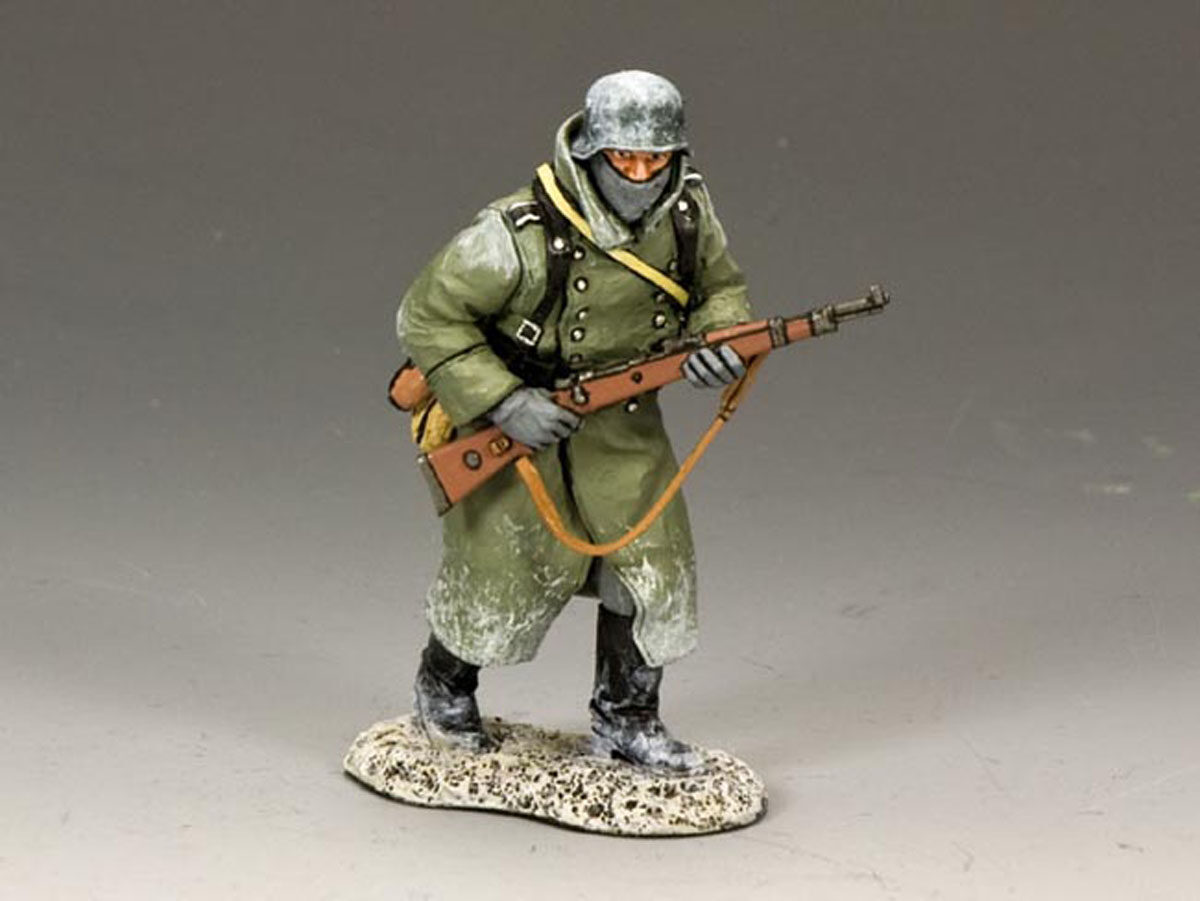 Advancing, well-wrapped up