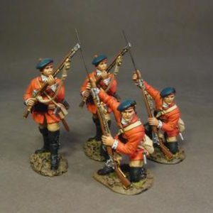 Four British Skirmishing SET3, 60th Royal Americans, Light Infantry Company