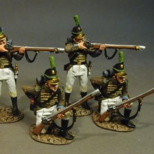 Four Loading and Firing #2 (White Trousers), Portuguese 1st Cazadores