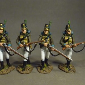 PORTUGUESE 1st CAZADORES, 1809 ADVANCING SET#1 (WHITE TROUSERS)
