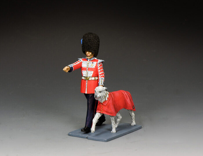 The Irish Guards Mascot 'Seamus' and Handler