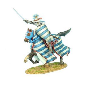 Mounted Crusader Lusignan Knight Charging