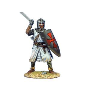 Templar Knight with Two Shields