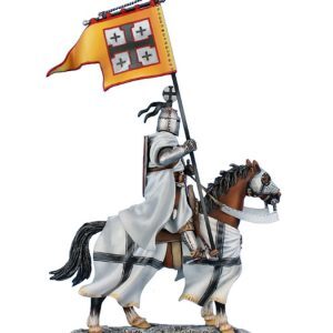 Mounted Teutonic Knight Standard Bearer