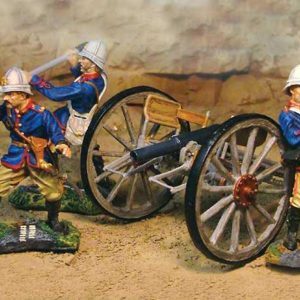 Artiglieria con cannone da 7 pd