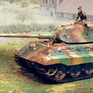 KING TIGER Porsche Turret con Zimmerit (Versione Normandia)