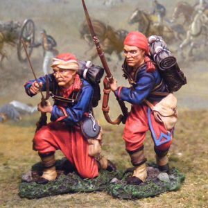 2 Zuavi che ricaricano
