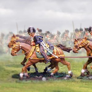 Gruppo cavalli con conducente in aggiunta al set cs00511