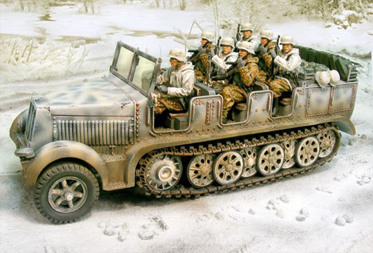 SdkFz 7 con pilota VERSIONE INVERNALE