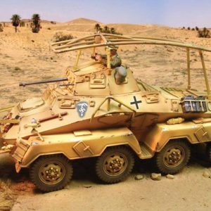 SdKfz 232 Versione Afrika korps