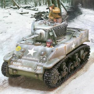 M5 Stuart Tank Winter
