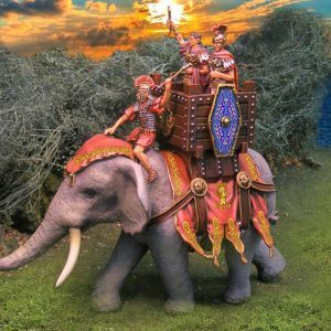 Elephant for Claudius w/1 Rider