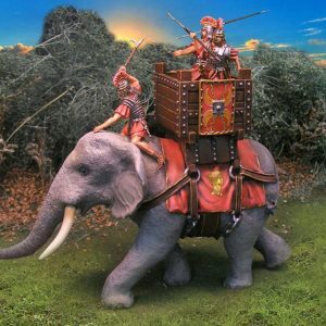 Elephant Roman Fighters w /1 Rider