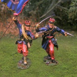 14th Brooklyn Officer and Flagbearer