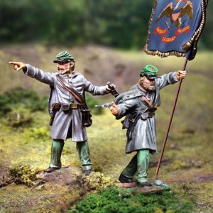 Berdans Commander /Flagbearer 2 fig