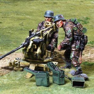 Waffen SS Flak 41 Team 2 figs