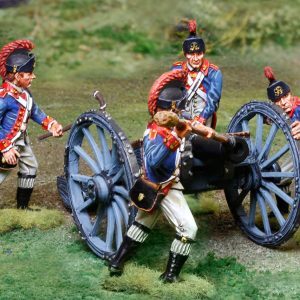 Royal Artillery 6 pounder - 2 FIGURES