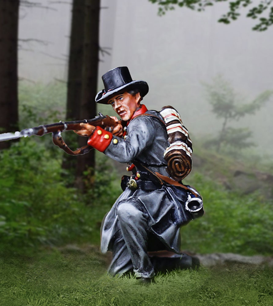 11th Mississippi Kneeling firing