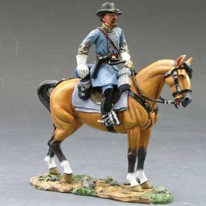 Generale Nathan Bedford Forest a cavallo