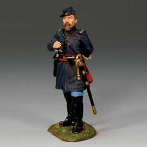 Ufficiale nordista con binocolo