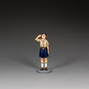 Liberation! A saluting French scout