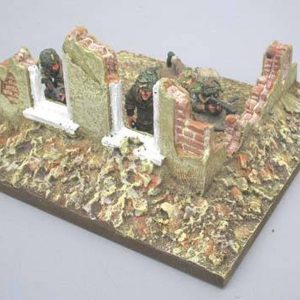 House ruin (figures not included) 6" SQUARE