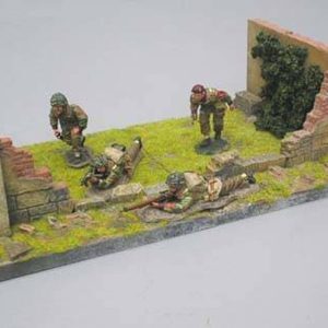 Ruined garden wall (figures not included) 6" SQUARE