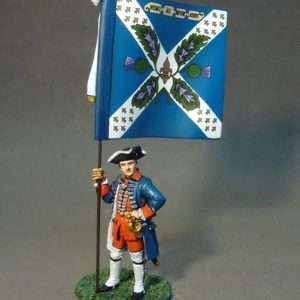 Regiment Royal Ecossois, Officer with Regimental Colours