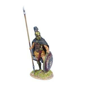 Greek Hoplite Standing with Cloak and Dory