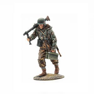 German Waffen SS Machine Gunner with MG42