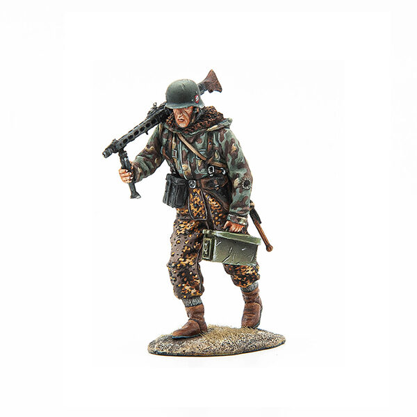 German Waffen SS Machine Gunner with MG42