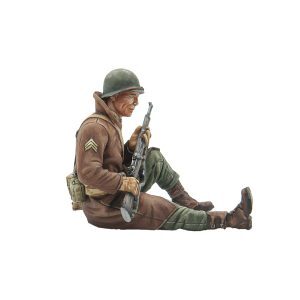 BB076 US Winter Infantry Sargent with M1 Garand - Tank Rider