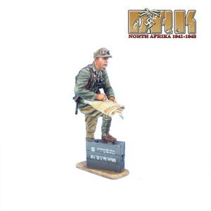 Das Deutsche Afrika Korps Officer with Map
