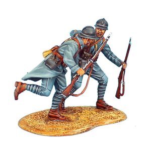 French Infantry Sergeant Pulling a Private Forward - 34th Infantry Regt -