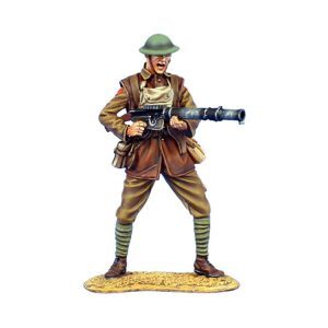 British Infantry Firing Lewis MG - 11th Royal Fusiliers