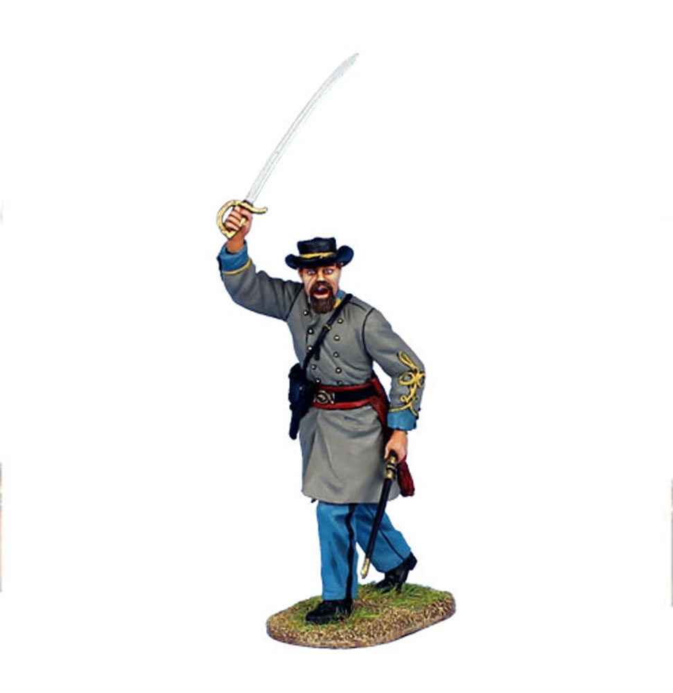 ACW Confederate Captain Advancing with Sword